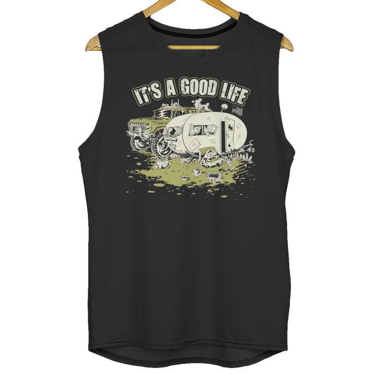 Good Life Jeep Car Camping Unisex Tank Top