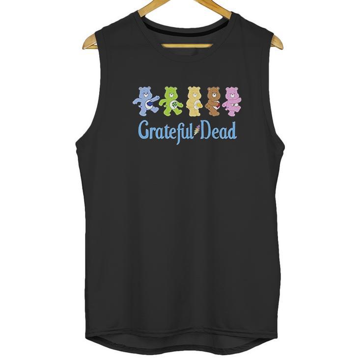 Grateful Dead   Care Bears Collab Dancing Care Bears Unisex Tank Top