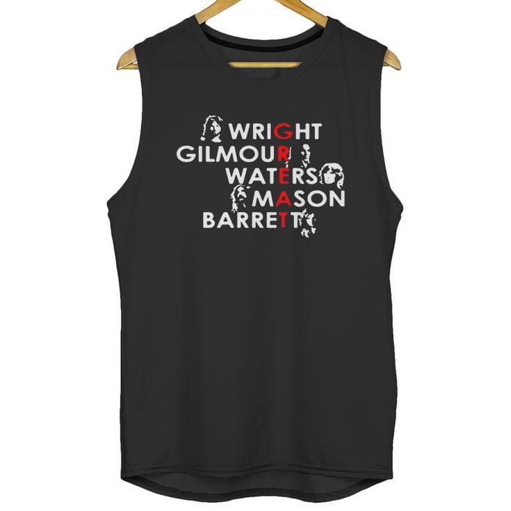 Great Wright Gilmour Waters Mason Barrett Unisex Tank Top