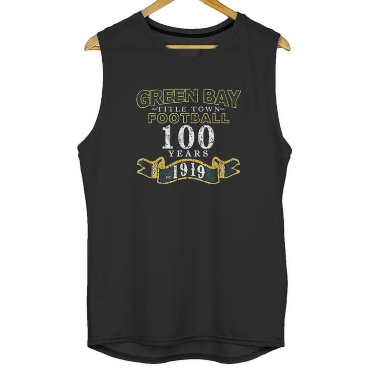 Green Bay 100 Year Anniversary Vintage Football Unisex Tank Top