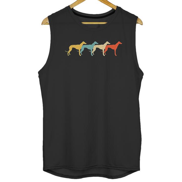 Greyhound Vintage Retro Dog Pet Unisex Tank Top