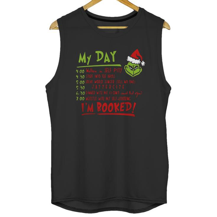 Grinch My Day Wallow In Self Pity Stare Into The Abyss Unisex Tank Top