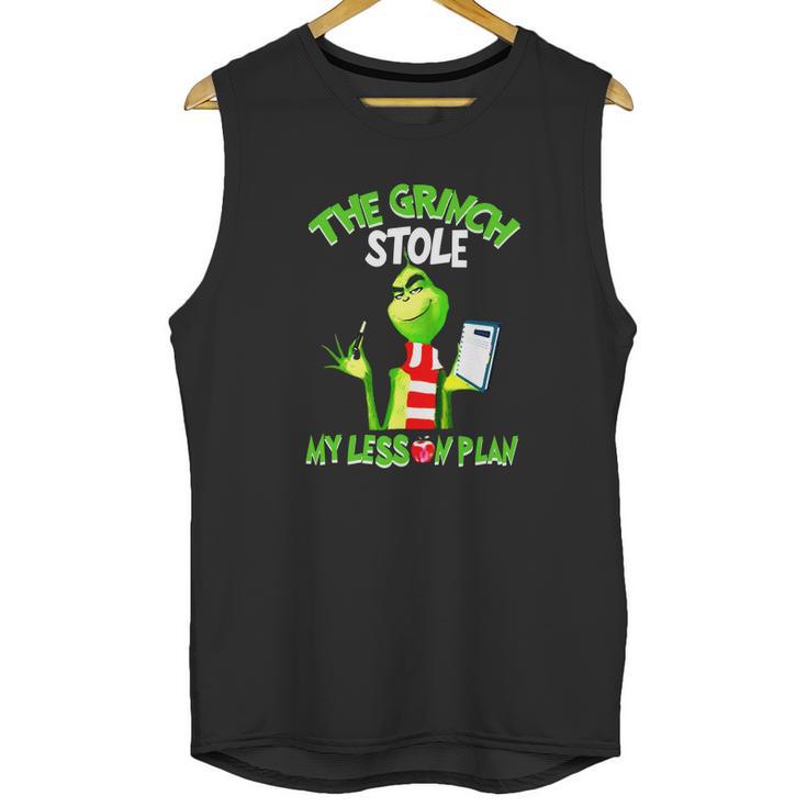 The Grinch Stole My Lesson Plan Unisex Tank Top