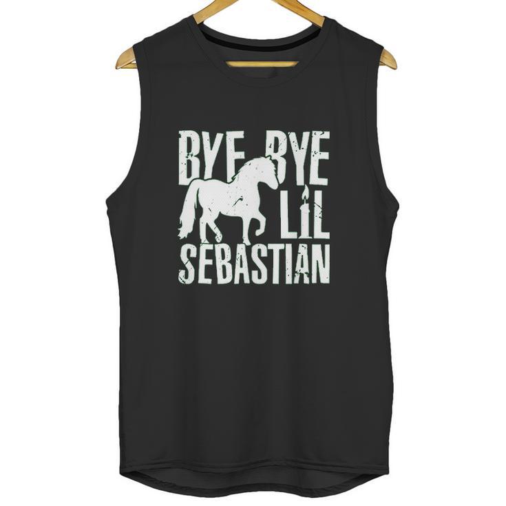 Haase Bye Bye Lil Sebastian Funny Tv Show Quote Ladies Unisex Tank Top