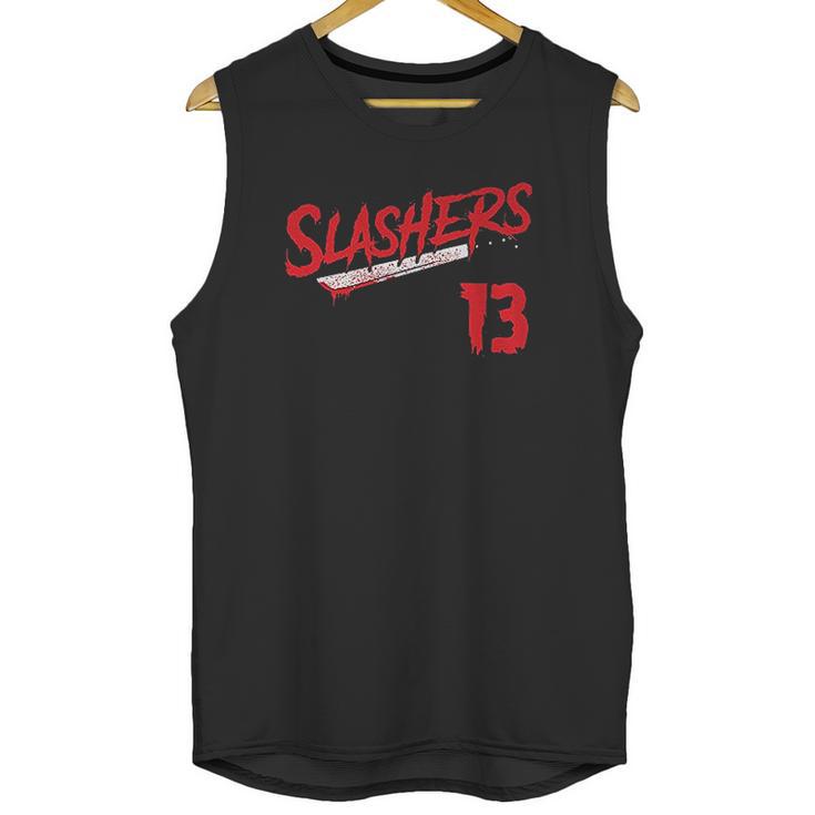 Haase Unlimited Slashers Voorhees 13 Jersey  Horror Movie Friday Unisex Tank Top