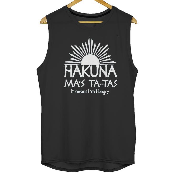 Hakuna Mas Tatas Parody Funny Romper Unisex Tank Top