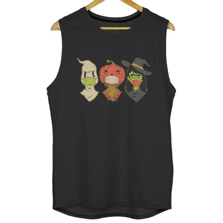 Halloween Creatures Pandemic Unisex Tank Top