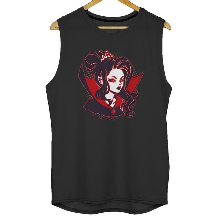 Halloween Dracula Vampire Princess Unisex Tank Top