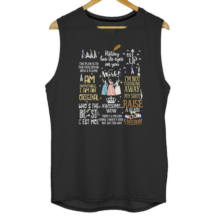 Hamilton Musical Best Quotes Unisex Tank Top