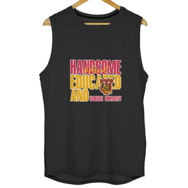 Handsome Black Educated And Tuskegee University Unisex Tank Top