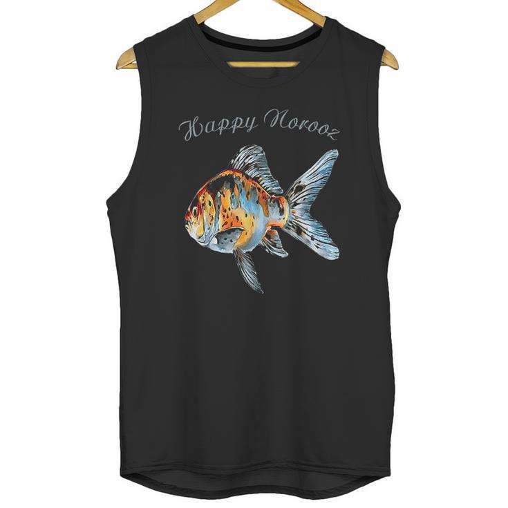 Happy Norooz Shubunkin Goldfish Persian New Year Unisex Tank Top