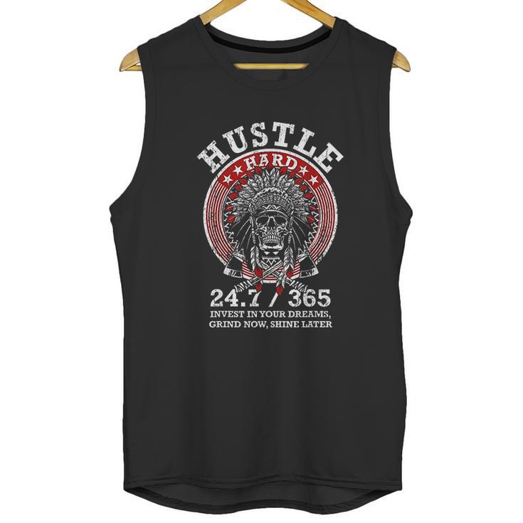 Hard 247 Native American Hip Hop Unisex Tank Top