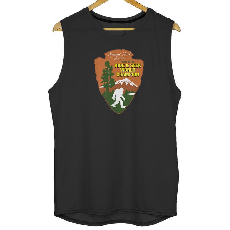 Hide Seek World Champion Bigfoot National Fores Unisex Tank Top