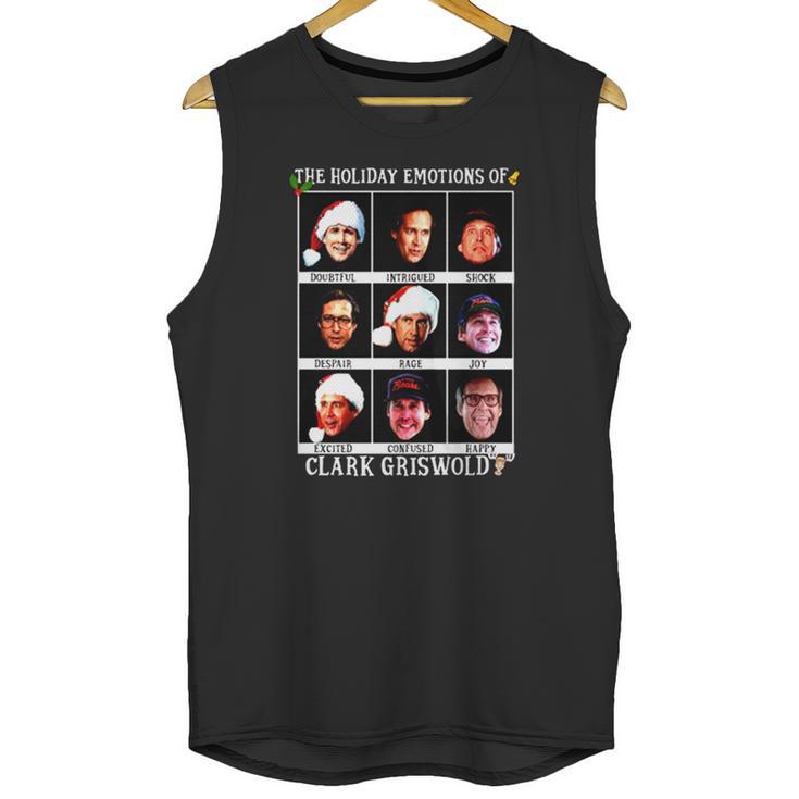 The Holiday Emotions Of Clark Griswold Unisex Tank Top