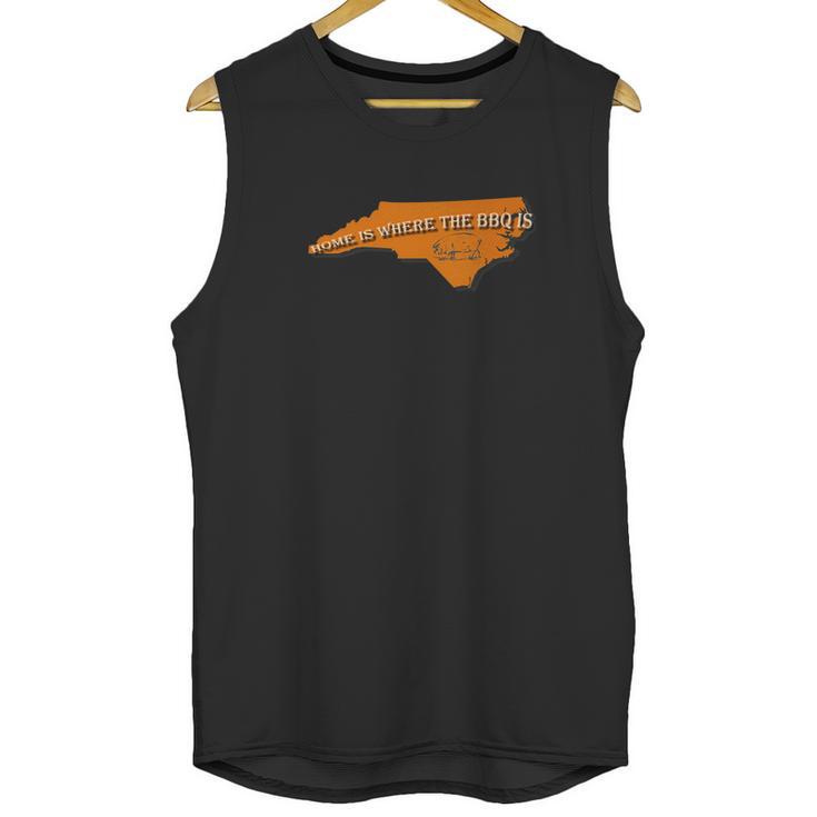 Home Is Where The Bbq Is North Carolina With Pig Unisex Tank Top