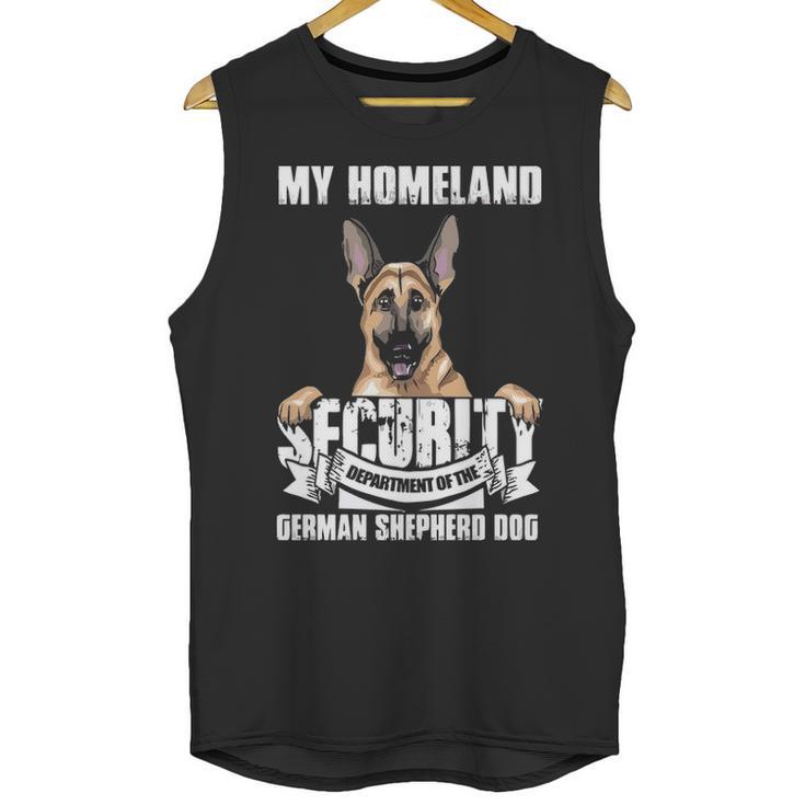 My Homeland Security Department Of The German Shepherd DogUnisex Tank Top