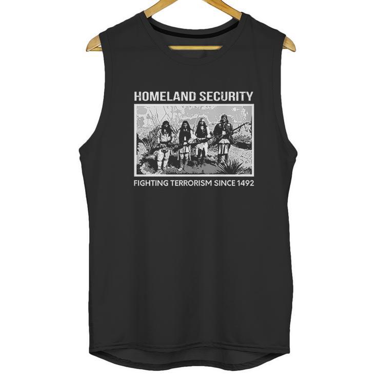 Homeland Security Fighting Terrorism Since 1942 Indian Guys Unisex Tank Top