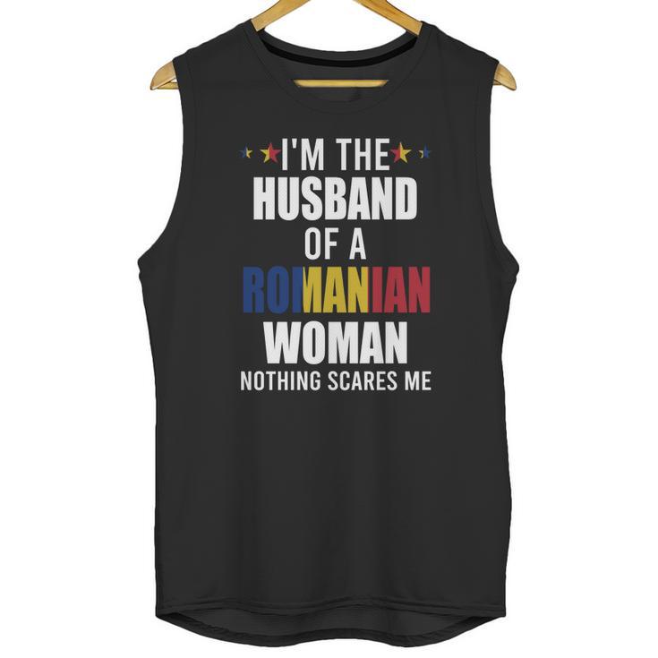 Husband Of Romanian Woman Unisex Tank Top