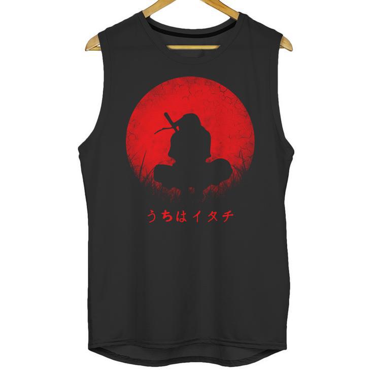 Itachi Uchiha And Moon Unisex Tank Top