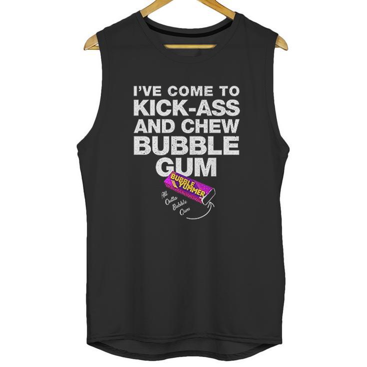 Ive Come To Chew Bubble Gum Unisex Tank Top