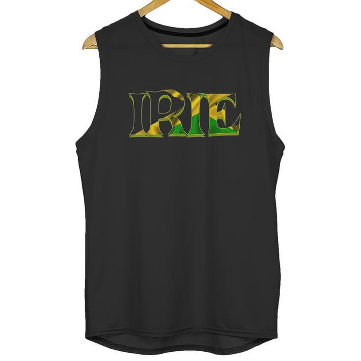 Jamaican Slang Irie  Rasta Reggae Jamaican Slang Unisex Tank Top