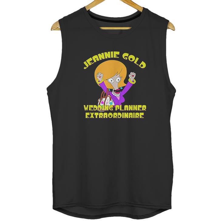 Jeannie Gold Unisex Tank Top