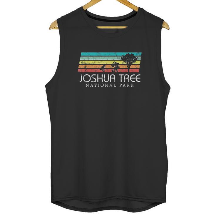 Joshua Tree California Vintage Retro Camping National Park Unisex Tank Top