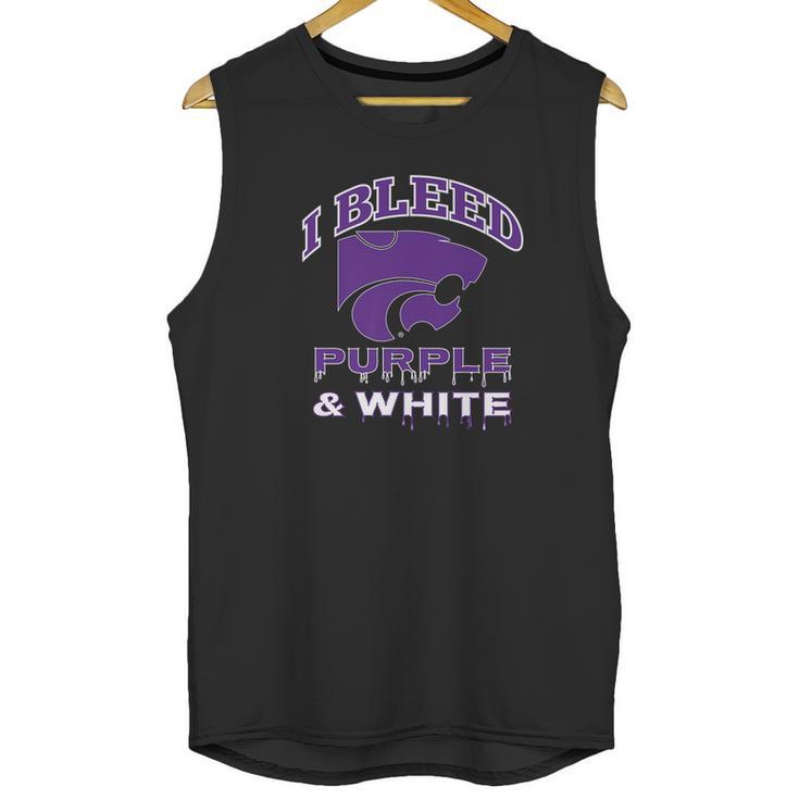 Kansas State Wildcats I Bleed Colors Apparel Unisex Tank Top