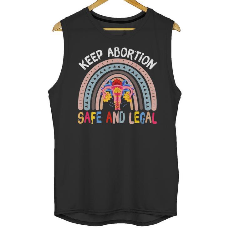 Keep Abortion Safe And Legal My Uterus My Choice Feminist Unisex Tank Top