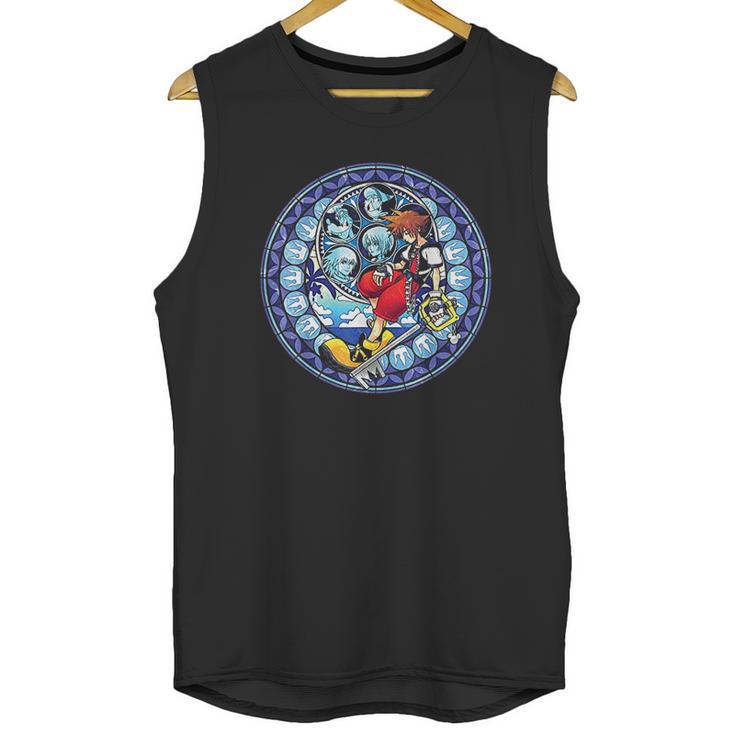 Kingdom Hearts Sora Stained Glass Unisex Tank Top