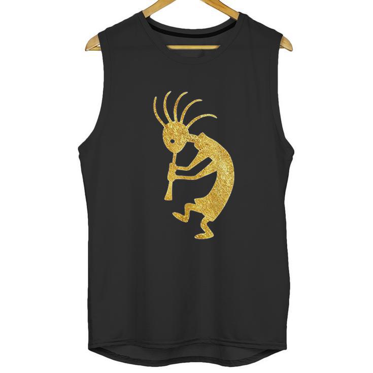 Kokopelli Southwestern Petroglyph Unisex Tank Top