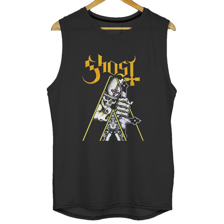 Kopink Ghost Skulls Bc Clockwork Ghost Unisex Tank Top