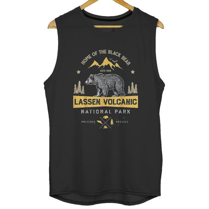 Lassen Volcanic National Park California Bear Unisex Tank Top