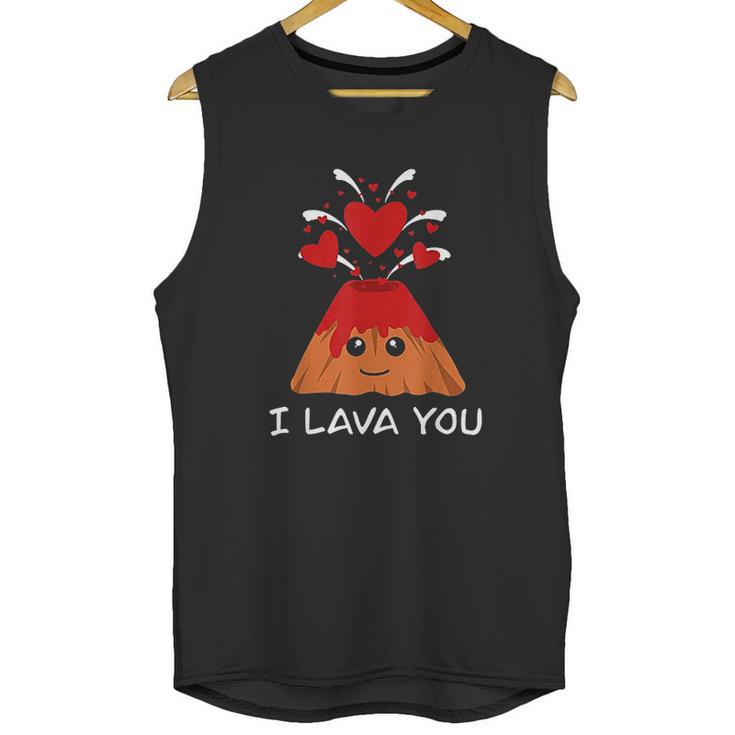 Lava Day Volcano Valentines Gift Funny Valentines Unisex Tank Top