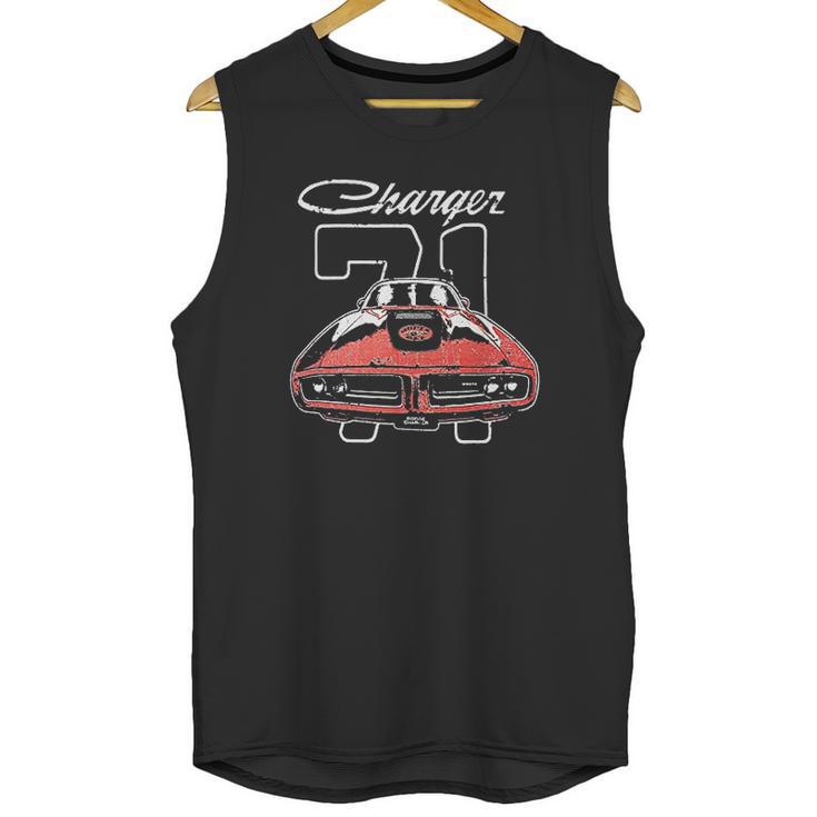 Licensed Big And Tall 1971 Dodge Charger Unisex Tank Top