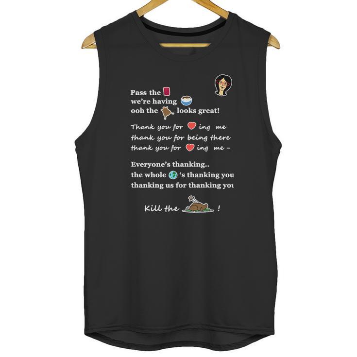 Linda Belcher Thanksgiving Song Bob Burgers Unisex Tank Top