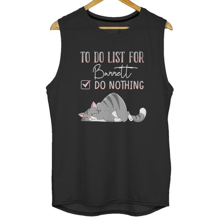 To Do List For Barrett Unisex Tank Top