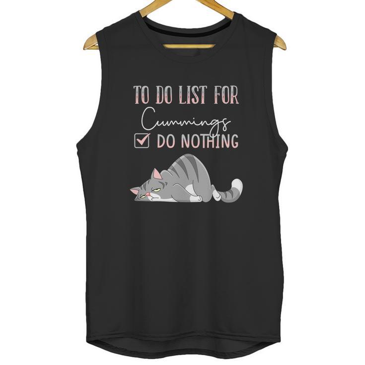 To Do List For Cummings Unisex Tank Top