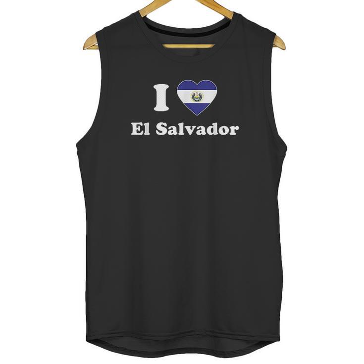 I Love El Salvador Gift I Heart El Salvador Salvadoran Unisex Tank Top