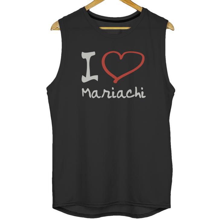 I Love Mariachi T-Shirt Unisex Tank Top