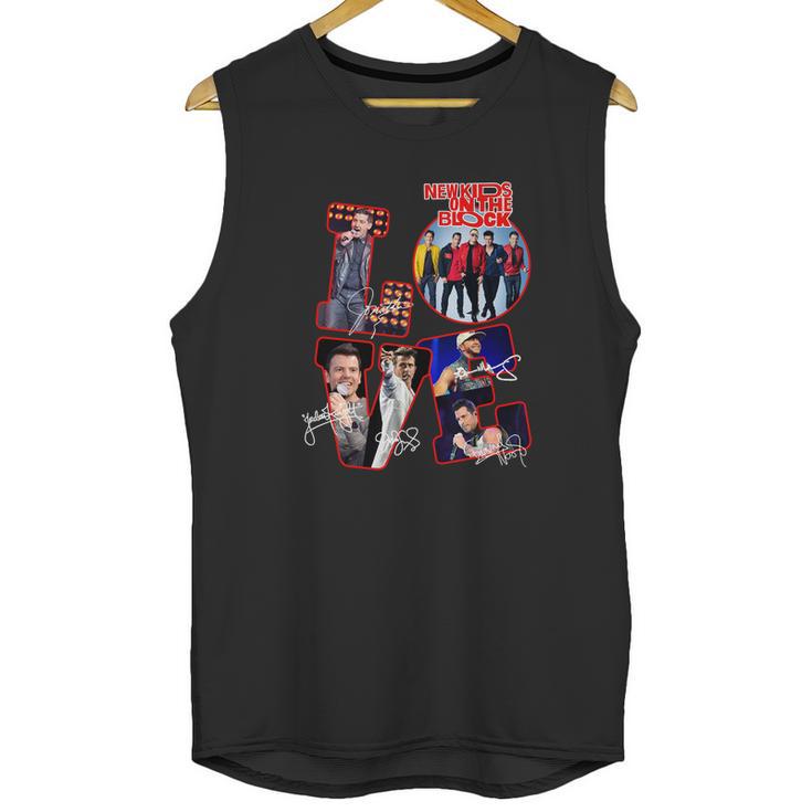 Love New Kids On The Block All Signature Unisex Tank Top