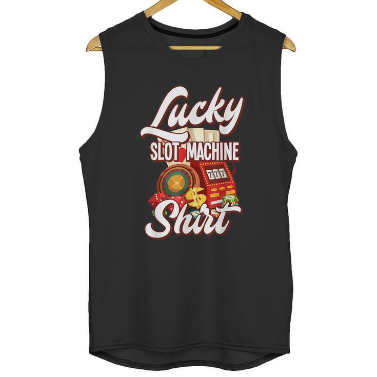 Lucky Slot Machine Casino Las Vegas Gambling Unisex Tank Top