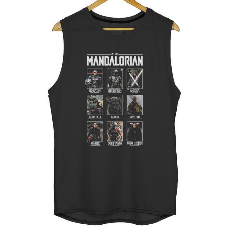 The Mandalorian Character Grid Unisex Tank Top