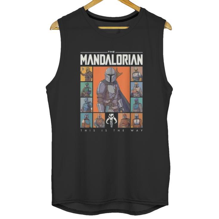 The Mandalorian Character Grid This Is The Way Unisex Tank Top