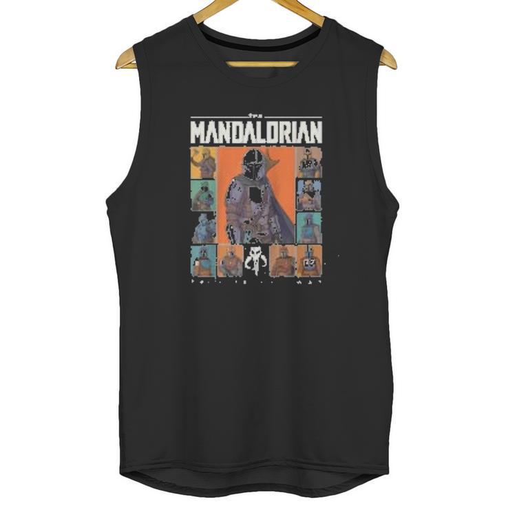 The Mandalorian Character Grid Unisex Tank Top