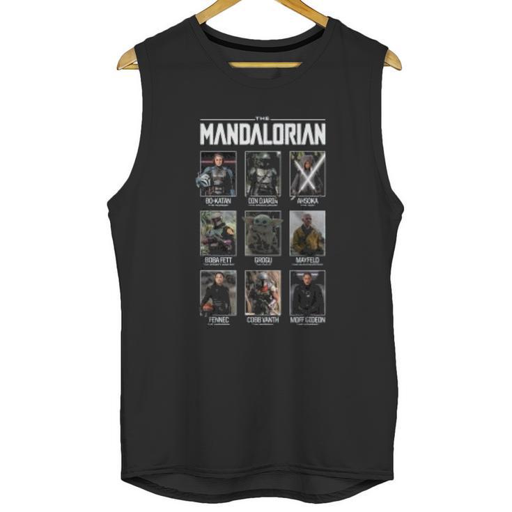 The Mandalorian Character Grid Unisex Tank Top