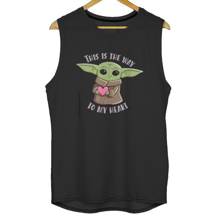 The Mandalorian The Child This Is The Way To My Heart Unisex Tank Top