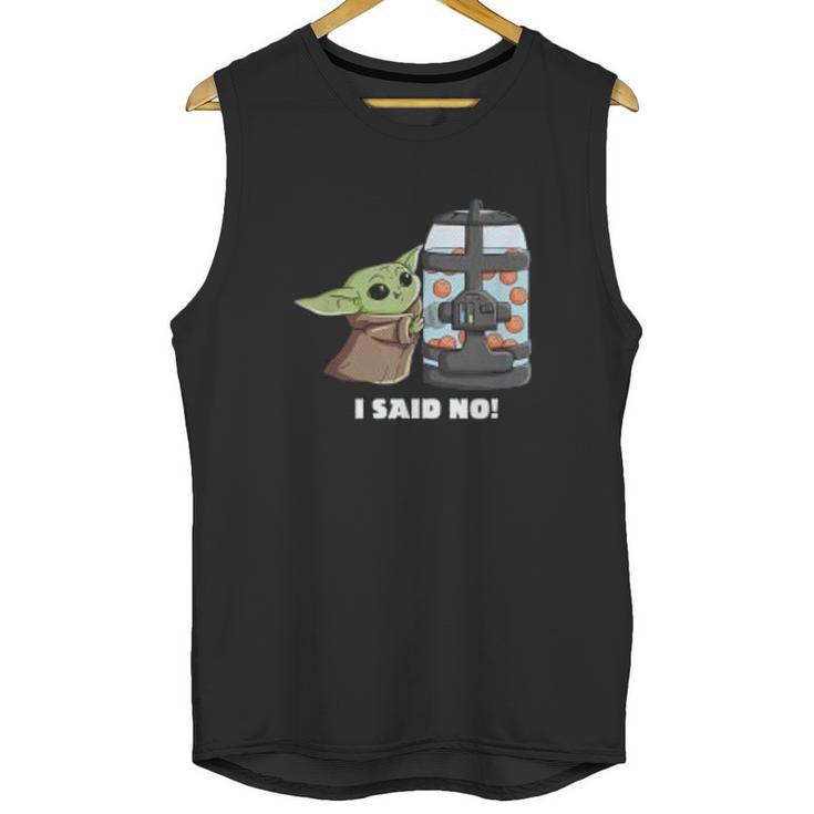 The Mandalorian The Child I Said No Egg Container Unisex Tank Top