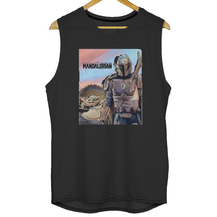 The Mandalorian The Child Painting Unisex Tank Top