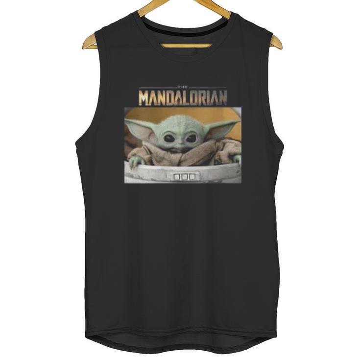 The Mandalorian The Child Pod Screenshot Logo Unisex Tank Top